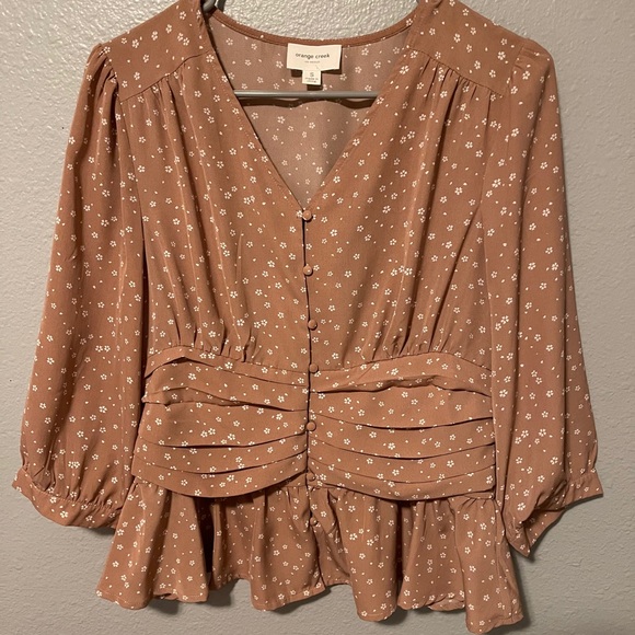 Pink Floral Top - Picture 1 of 1